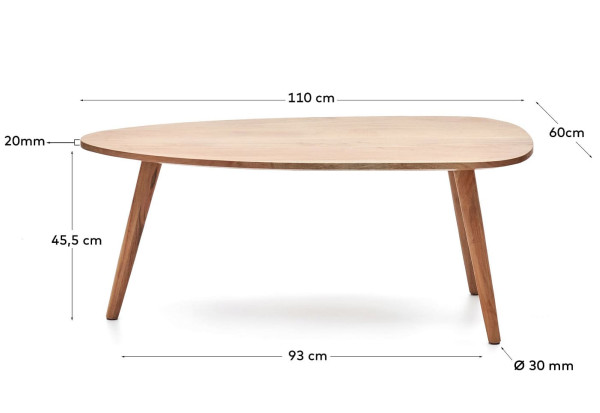 Журнальный столик La Forma ELUANA T0600012MM46-7