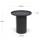 Кавовий стіл La Forma FLEKSA LH0159R01 Чорний-8-thumb