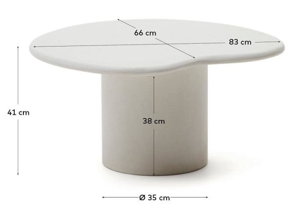 Кофейный столик La Forma MACARELLA J0300047PR05-6