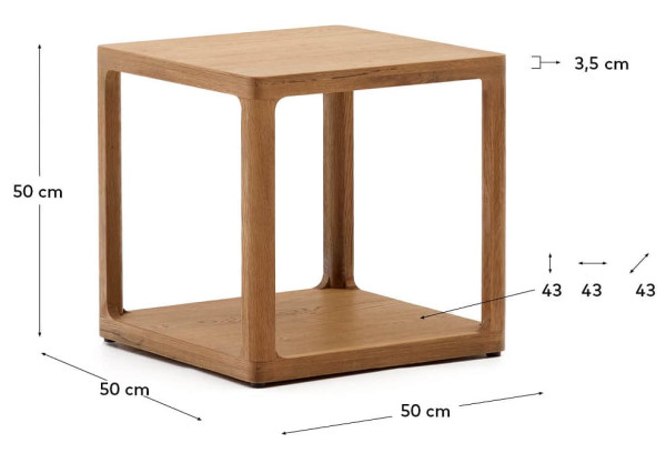 Приставной столик La Forma MAYMAI T0500054MM90-6