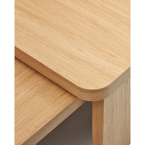 Набор из 2-х журнальных столов La Forma OAQ T827ME00M040 Дуб-3