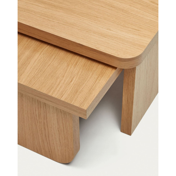 Набор из 2-х журнальных столов La Forma OAQ T827ME00M040 Дуб-5