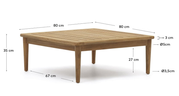 Журнальный столик La Forma PORTITXOL J0300029MM46-8