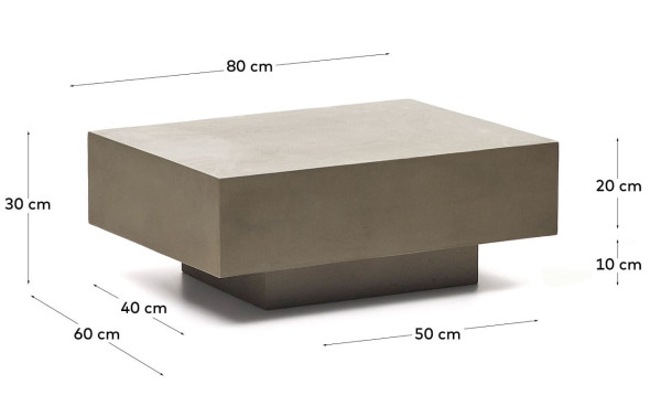 Журнальний столик La Forma RUSTELLA J0300031PR03-8