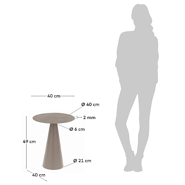 Кофейный стол La Forma SHIREL CC5160R19 Серый-8