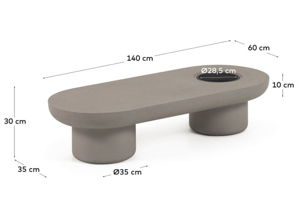 Журнальний столик La Forma TAIMI IT0049PR03-10
