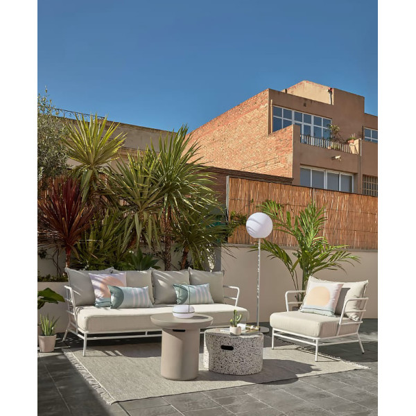 Кавовий столик La Forma TAIMI IT0051PR03 Сірий-2