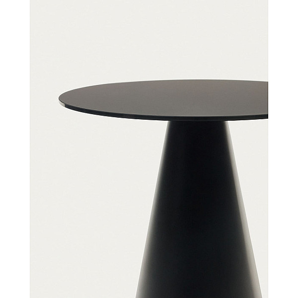 Приставной столик La Forma WILSHIRE T0500003 Черный Ø 50 см-4