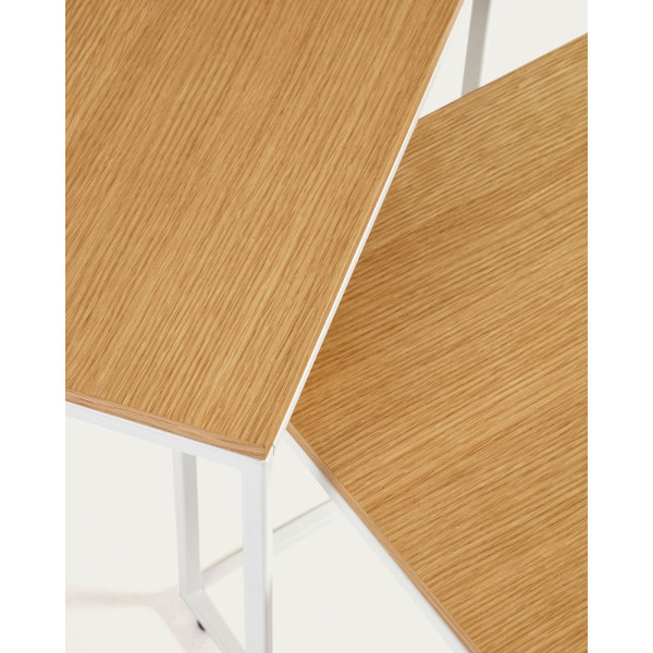 Набор из 2-х приставных столиков La Forma YOANA T0600016MM40 Дуб-1