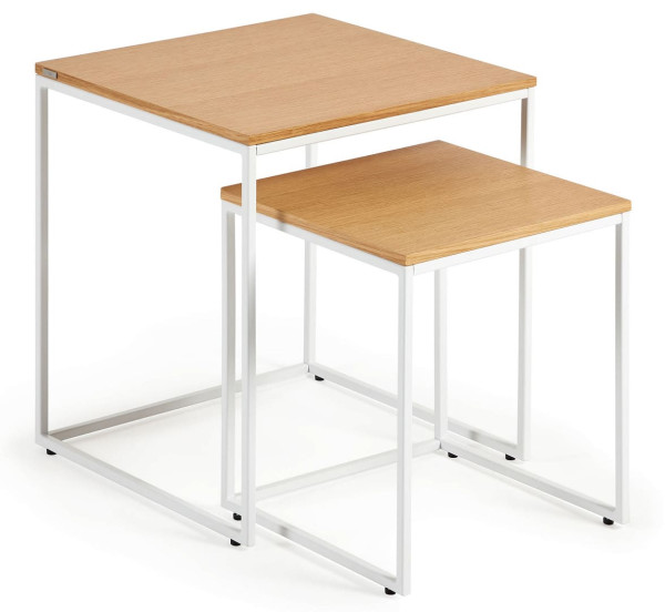 Набор из 2-х приставных столиков La Forma YOANA T0600016MM40 Дуб-0