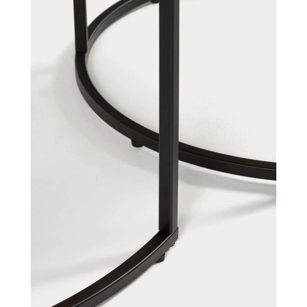 Набор из 2-х приставных столиков La Forma YOANA T0600008MM40 Дуб-4