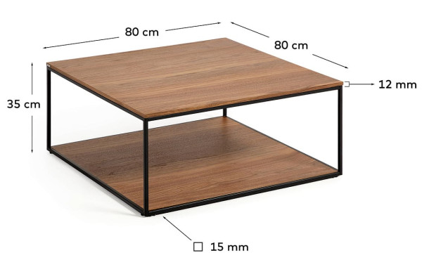 Кофейный столик La Forma YOANA T0600009MM41 Орех-4