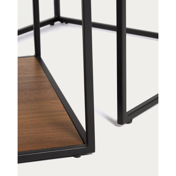 Набор из 2-х приставных столиков La Forma YOANA T0600011MM41 Орех-3