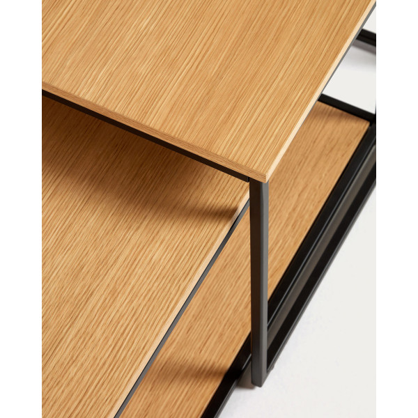 Набор из 2-х приставных столиков La Forma YOANA T0600011MM40 Дуб-2