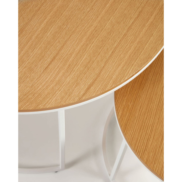 Набір із 2-х приставних столиків La Forma YOANA T0600017MM40 Дуб-1