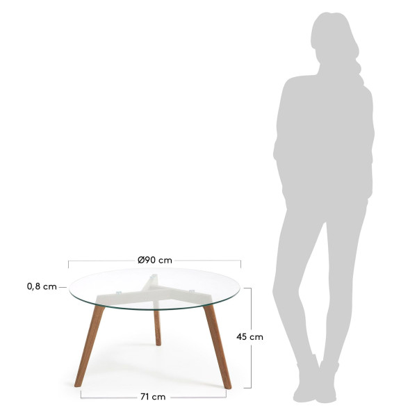 Кофейный стол La Forma BRICK C605C07-5