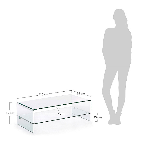 Кавовий стіл La Forma BURANO C536C07-5