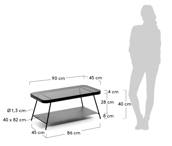 Кофейный стол La Forma Duilia CC1306R01-6