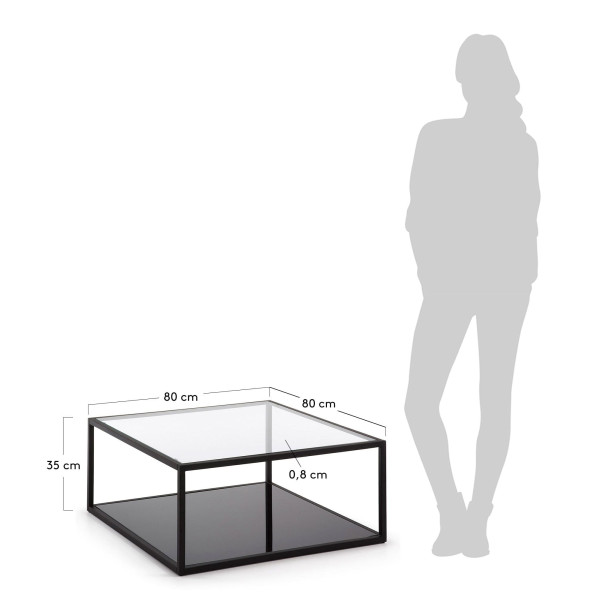 Кавовий стіл La Forma GREENHILL C370C07-6