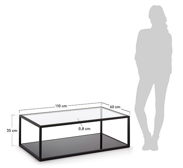 Кавовий стіл La Forma GREENHILL C371C07-5