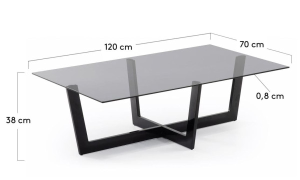 Кавовий стіл La Forma PLUM C337C03-5