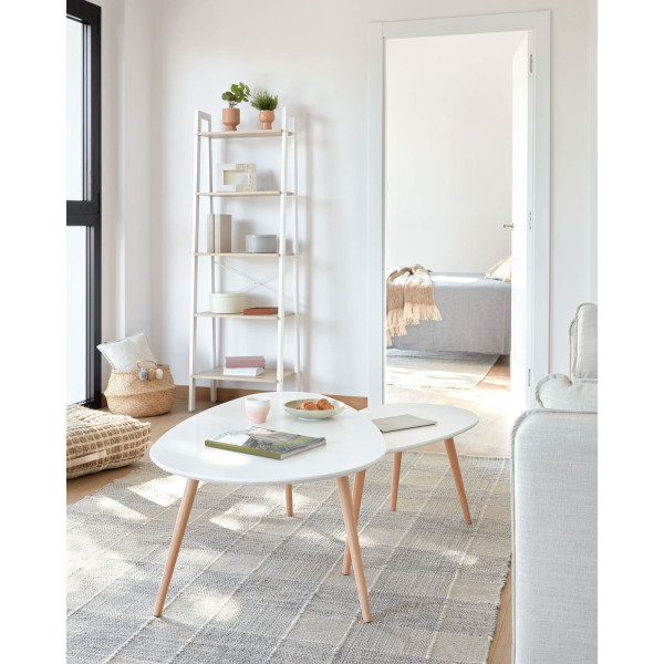 Набір із 2-х кавових столів La Forma BRICK C650M05-1