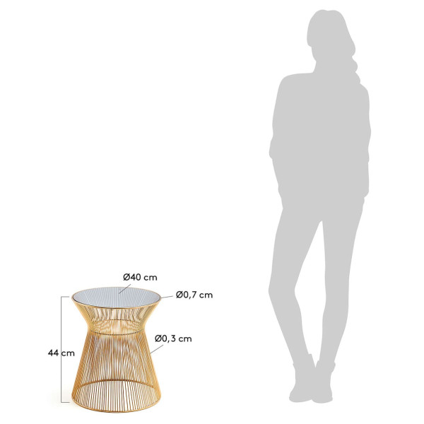 Кавовий стіл La Forma JOLENE AA4281R83-9