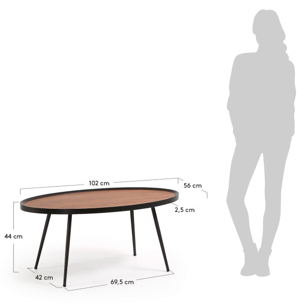 Кавовий стіл La Forma KAMELIA CC0851R01-5
