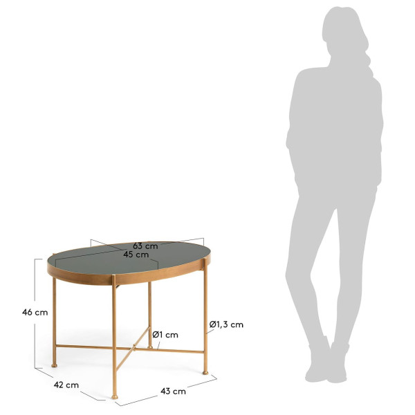 Кофейный стол La Forma MARSH CC0780R83-3
