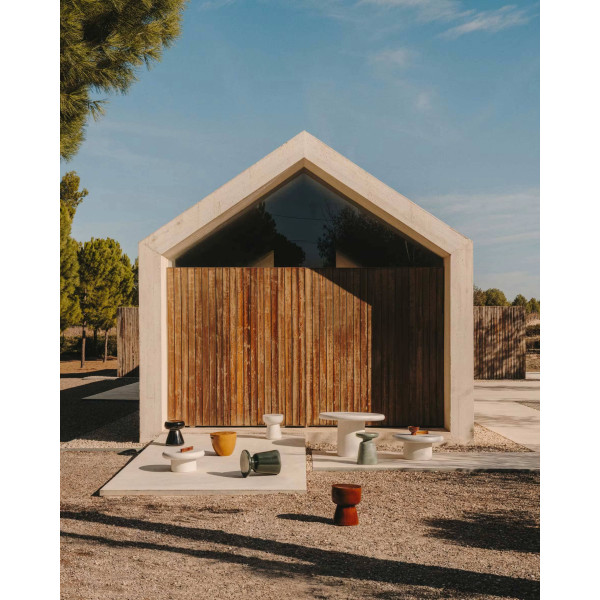 Кавовий столик La Forma MESQUIDA J2200020PR19 Зелений Ø 39 см-3