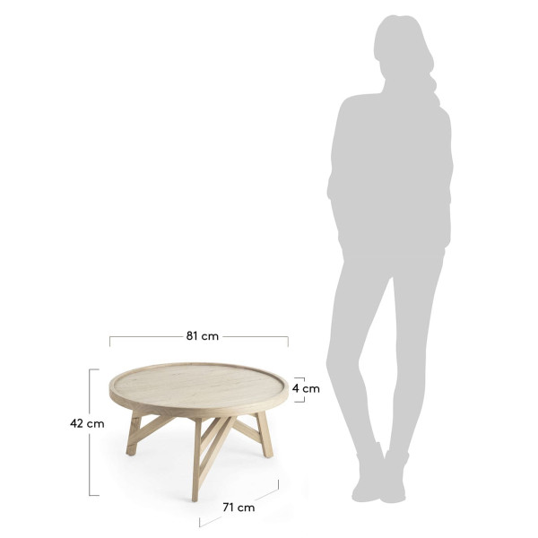 Кавовий стіл La Forma THAIS CC0447M46-10