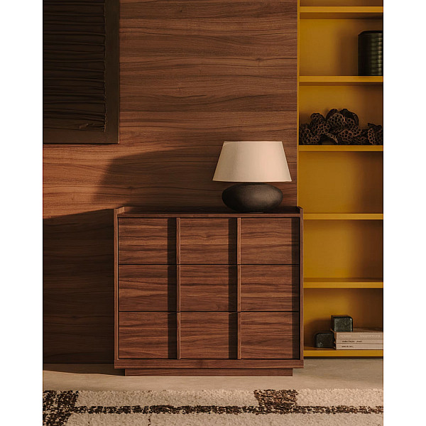 Комод с 3 ящиками La Forma Onix M0400027MM41 Орех-1