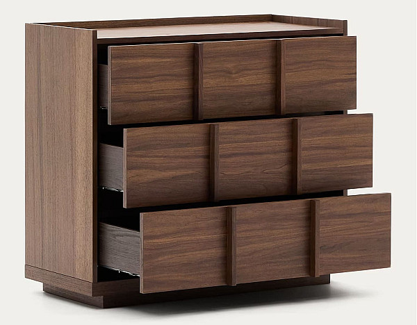 Комод с 3 ящиками La Forma Onix M0400027MM41 Орех-5