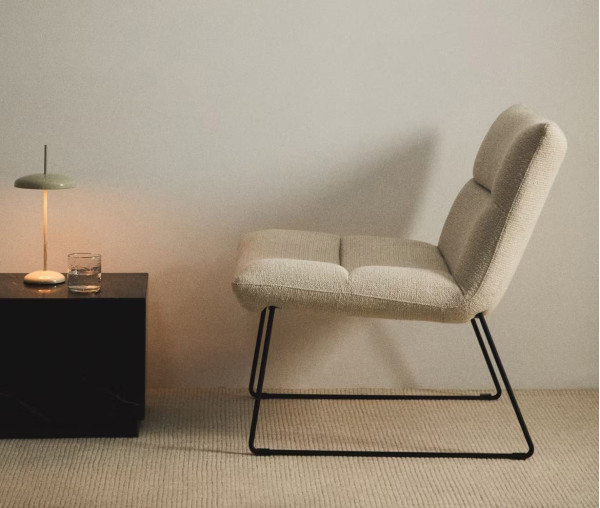 Кресло La Forma ASEN S00117FA12 Бежевый-1