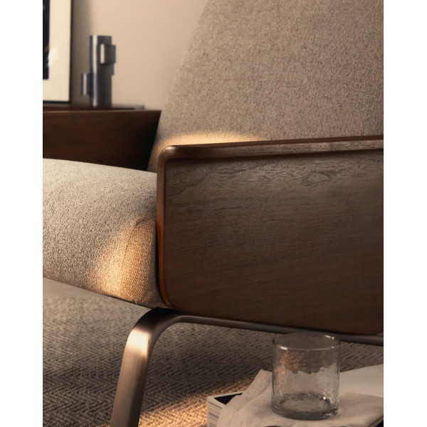 Кресло La Forma Amsen C00157FA11 Светло-коричневый-6