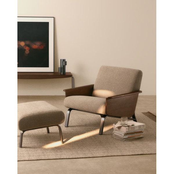 Кресло La Forma Amsen C00157FA11 Светло-коричневый-2