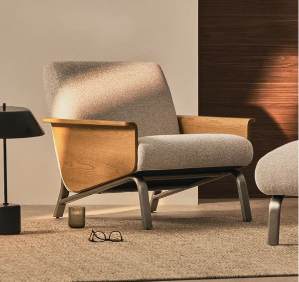 Кресло La Forma Amsen C00157FA12 Бежевый-0