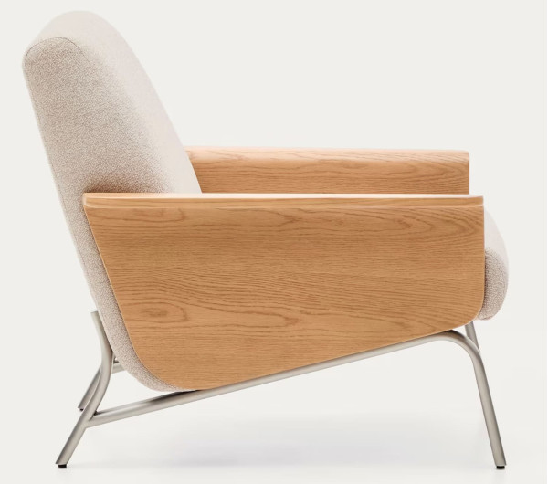 Кресло La Forma Amsen C00157FA12 Бежевый-8