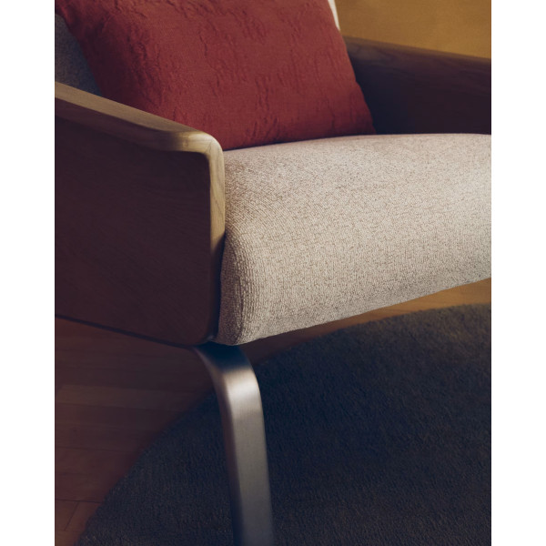 Кресло La Forma Amsen C00157FA12 Бежевый-4