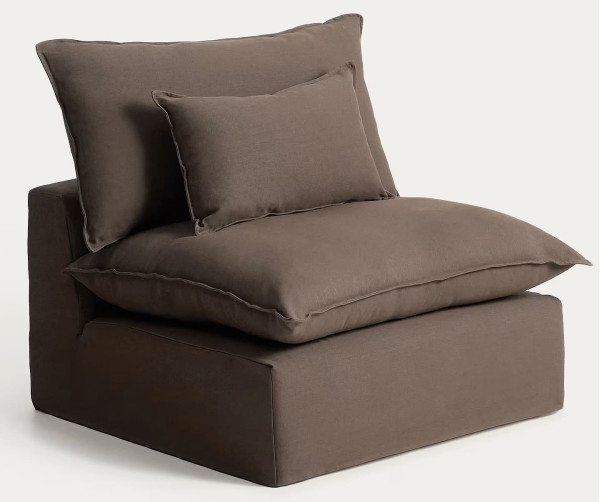 М'яке крісло La Forma Anarela S83710AV85 Taupe (110 см)-3