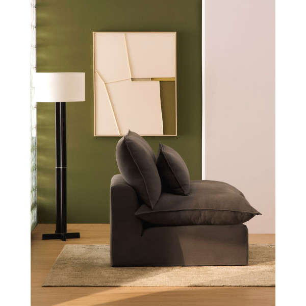 М'яке крісло La Forma Anarela S83710AV85 Taupe (110 см)-1
