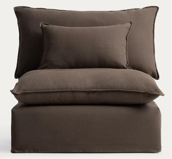 М'яке крісло La Forma Anarela S83710AV85 Taupe (110 см)-0