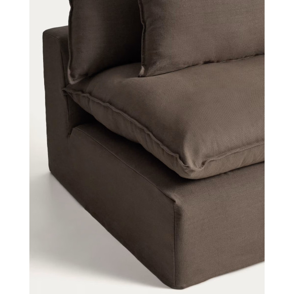 Мягкое кресло La Forma Anarela S83711AV85 Taupe (90 см)-6