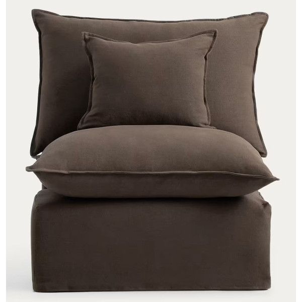 Мягкое кресло La Forma Anarela S83711AV85 Taupe (90 см)-2