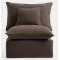 Мягкое кресло La Forma Anarela S83711AV85 Taupe (90 см)-2-thumb