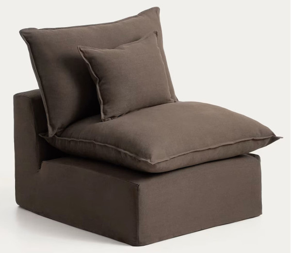Мягкое кресло La Forma Anarela S83711AV85 Taupe (90 см)-3