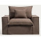 Мягкое кресло La Forma Anarela S83712AV85 Taupe (130 см)-2-thumb