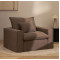 Мягкое кресло La Forma Anarela S83712AV85 Taupe (130 см)-0-thumb