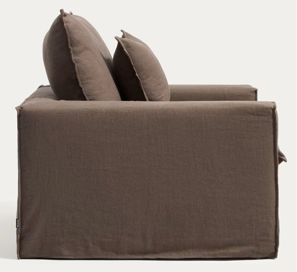 Мягкое кресло La Forma Anarela S83712AV85 Taupe (130 см)-4