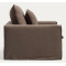 Мягкое кресло La Forma Anarela S83712AV85 Taupe (130 см)-4-thumb